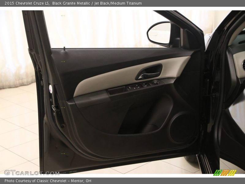 Black Granite Metallic / Jet Black/Medium Titanium 2015 Chevrolet Cruze LS