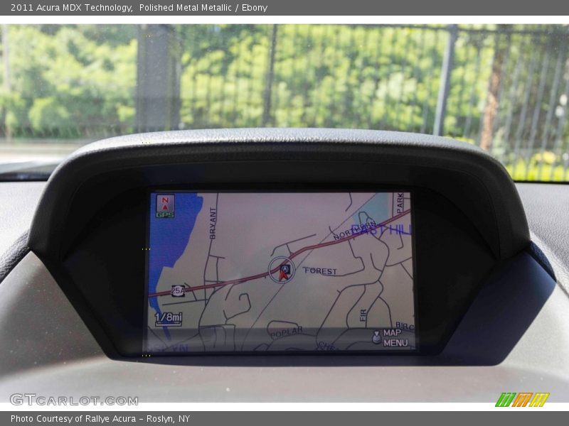 Polished Metal Metallic / Ebony 2011 Acura MDX Technology