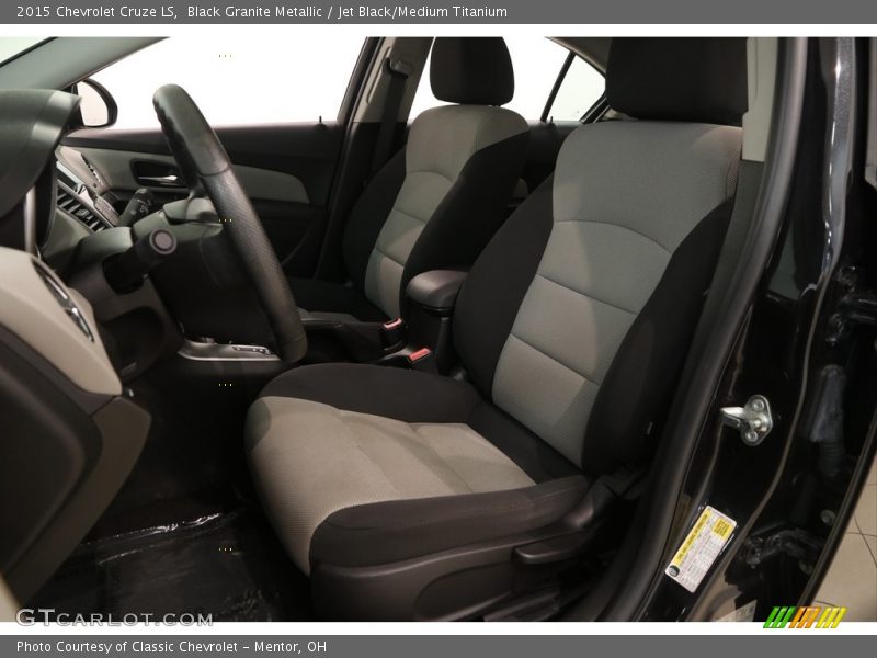 Black Granite Metallic / Jet Black/Medium Titanium 2015 Chevrolet Cruze LS
