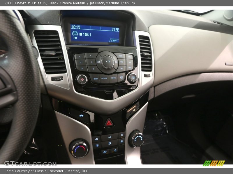 Black Granite Metallic / Jet Black/Medium Titanium 2015 Chevrolet Cruze LS