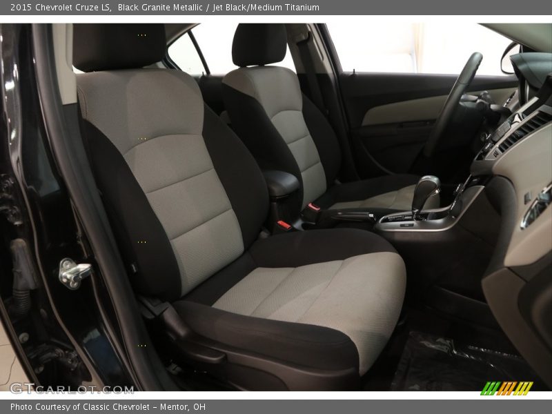 Black Granite Metallic / Jet Black/Medium Titanium 2015 Chevrolet Cruze LS