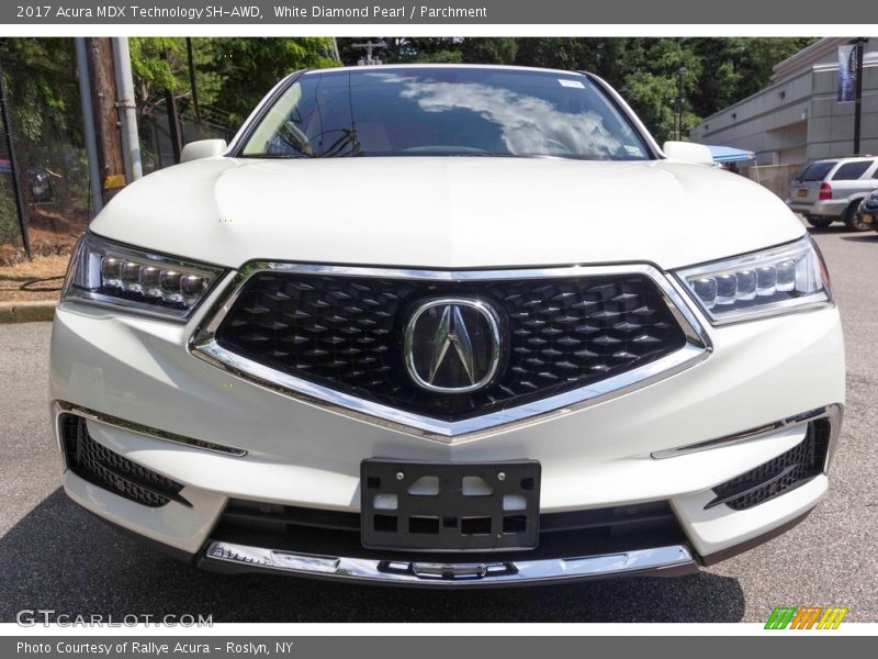 White Diamond Pearl / Parchment 2017 Acura MDX Technology SH-AWD