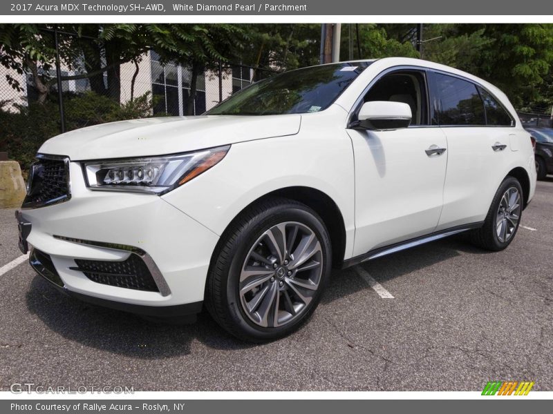 White Diamond Pearl / Parchment 2017 Acura MDX Technology SH-AWD