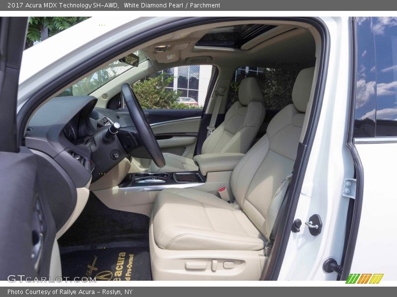 White Diamond Pearl / Parchment 2017 Acura MDX Technology SH-AWD