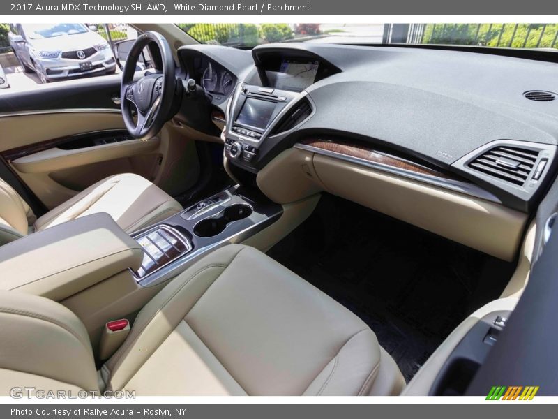 White Diamond Pearl / Parchment 2017 Acura MDX Technology SH-AWD