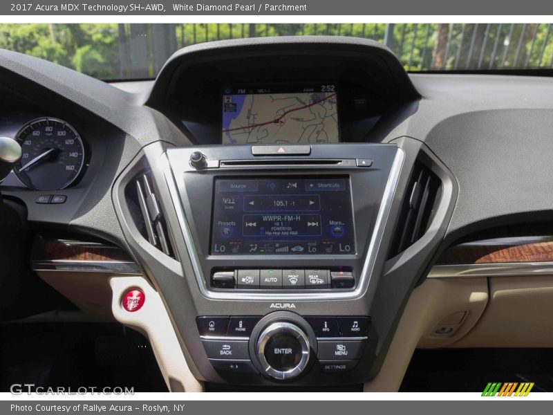 White Diamond Pearl / Parchment 2017 Acura MDX Technology SH-AWD
