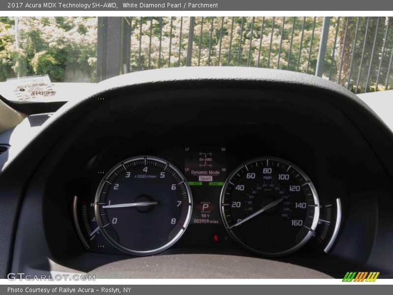 White Diamond Pearl / Parchment 2017 Acura MDX Technology SH-AWD
