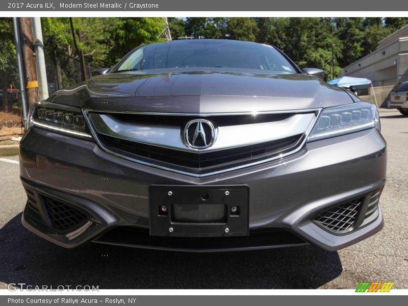Modern Steel Metallic / Graystone 2017 Acura ILX