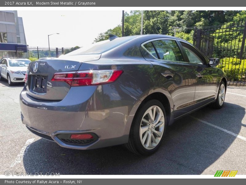 Modern Steel Metallic / Graystone 2017 Acura ILX