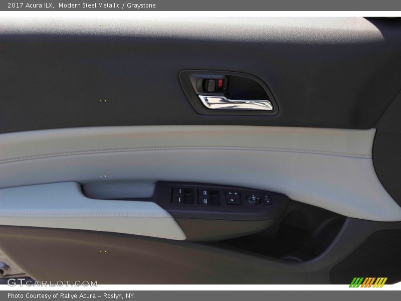 Modern Steel Metallic / Graystone 2017 Acura ILX