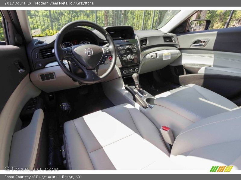 Modern Steel Metallic / Graystone 2017 Acura ILX