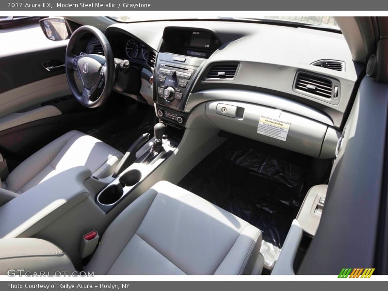 Modern Steel Metallic / Graystone 2017 Acura ILX