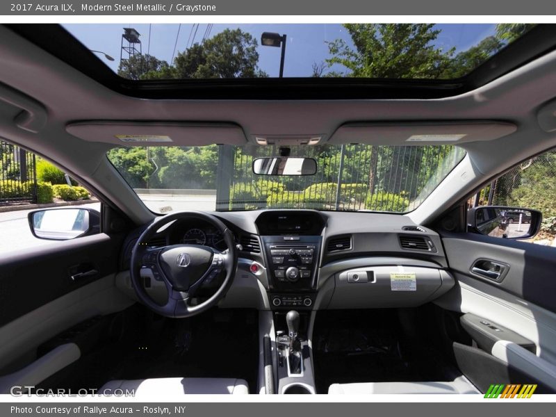 Modern Steel Metallic / Graystone 2017 Acura ILX