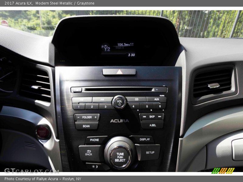 Modern Steel Metallic / Graystone 2017 Acura ILX