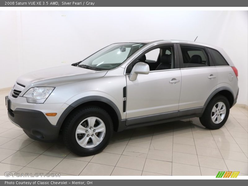 Silver Pearl / Gray 2008 Saturn VUE XE 3.5 AWD