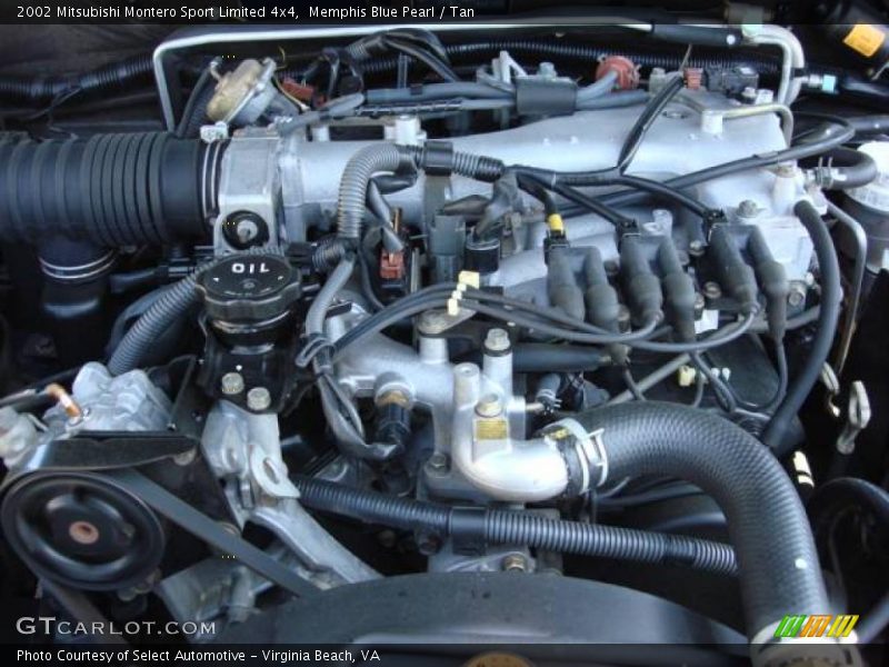 Memphis Blue Pearl / Tan 2002 Mitsubishi Montero Sport Limited 4x4