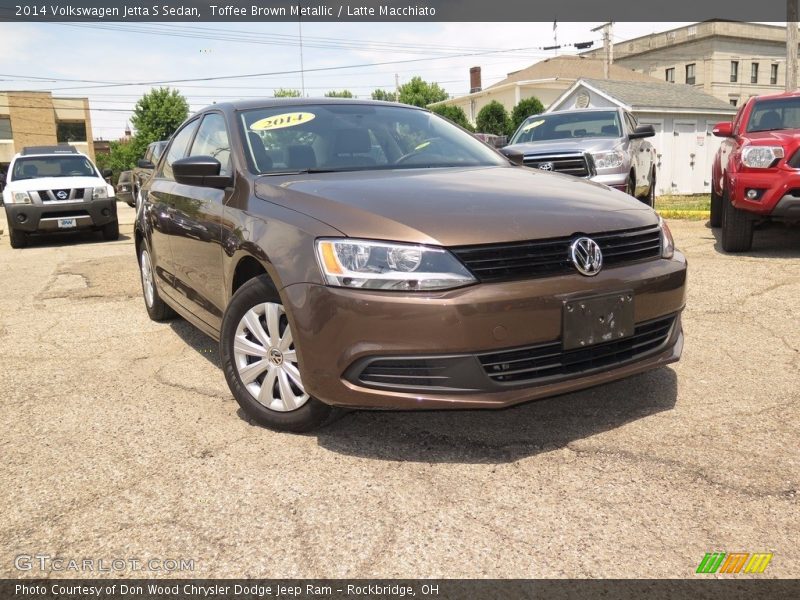 Toffee Brown Metallic / Latte Macchiato 2014 Volkswagen Jetta S Sedan