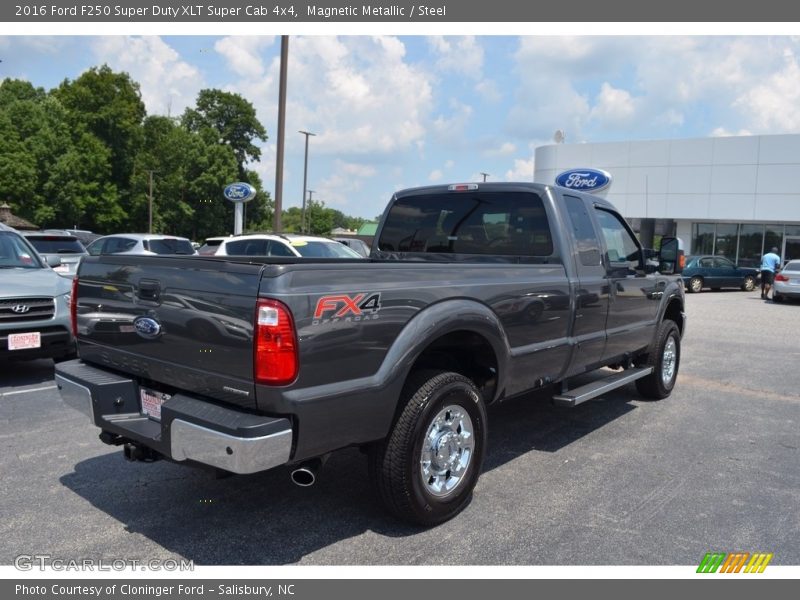 Magnetic Metallic / Steel 2016 Ford F250 Super Duty XLT Super Cab 4x4
