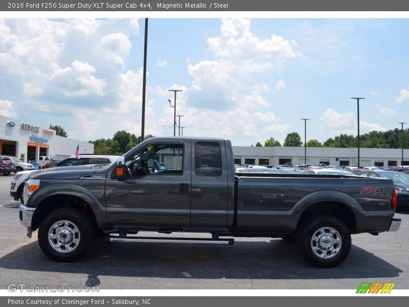 Magnetic Metallic / Steel 2016 Ford F250 Super Duty XLT Super Cab 4x4