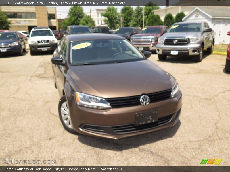 Toffee Brown Metallic / Latte Macchiato 2014 Volkswagen Jetta S Sedan