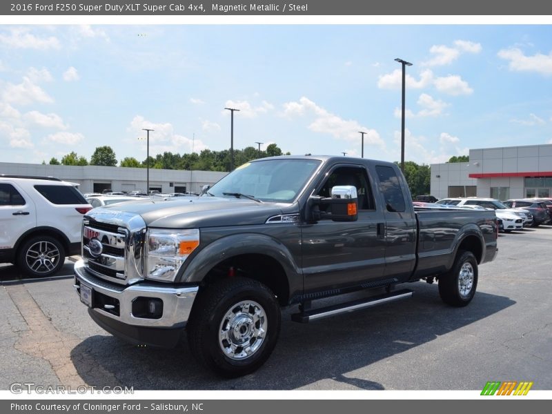 Magnetic Metallic / Steel 2016 Ford F250 Super Duty XLT Super Cab 4x4