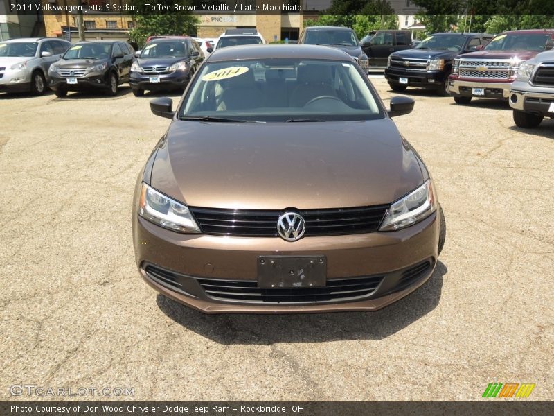 Toffee Brown Metallic / Latte Macchiato 2014 Volkswagen Jetta S Sedan