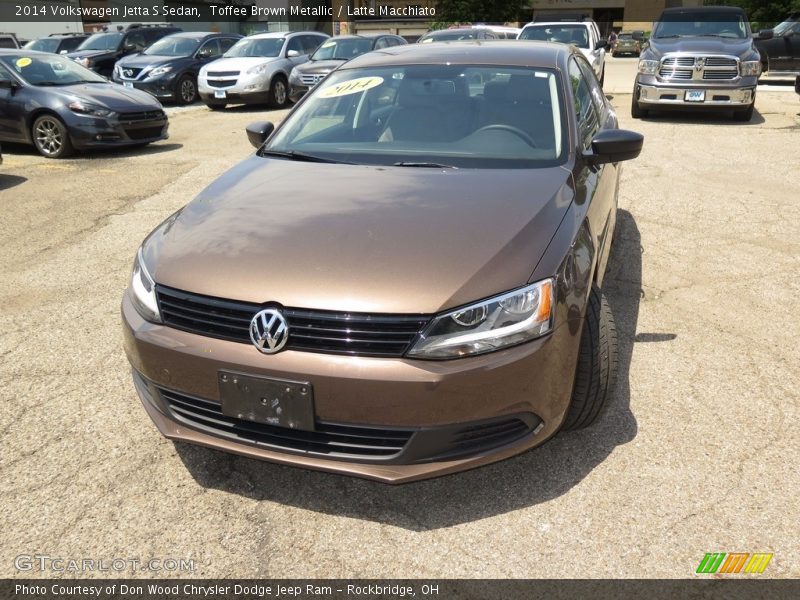 Toffee Brown Metallic / Latte Macchiato 2014 Volkswagen Jetta S Sedan