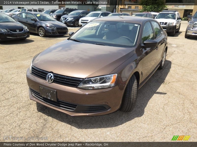 Toffee Brown Metallic / Latte Macchiato 2014 Volkswagen Jetta S Sedan