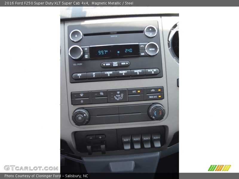 Magnetic Metallic / Steel 2016 Ford F250 Super Duty XLT Super Cab 4x4