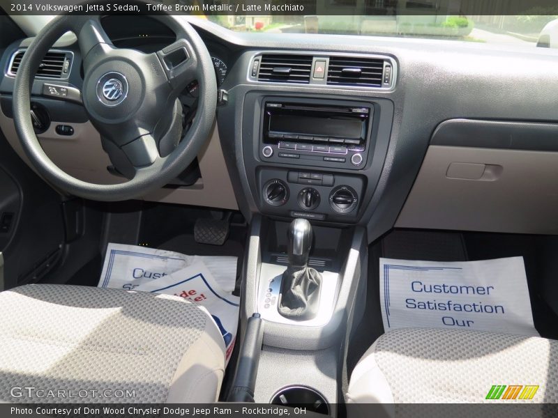 Toffee Brown Metallic / Latte Macchiato 2014 Volkswagen Jetta S Sedan