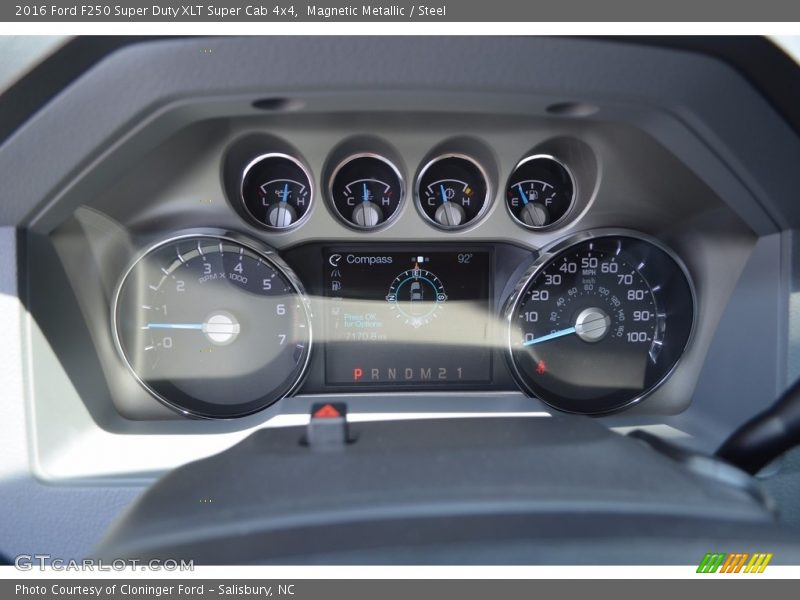Magnetic Metallic / Steel 2016 Ford F250 Super Duty XLT Super Cab 4x4