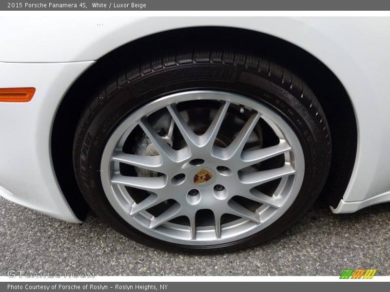 White / Luxor Beige 2015 Porsche Panamera 4S