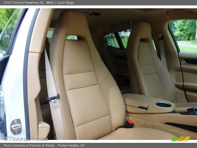 White / Luxor Beige 2015 Porsche Panamera 4S