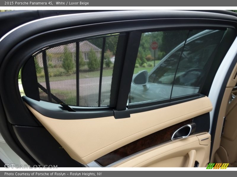 White / Luxor Beige 2015 Porsche Panamera 4S