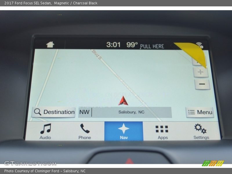 Magnetic / Charcoal Black 2017 Ford Focus SEL Sedan
