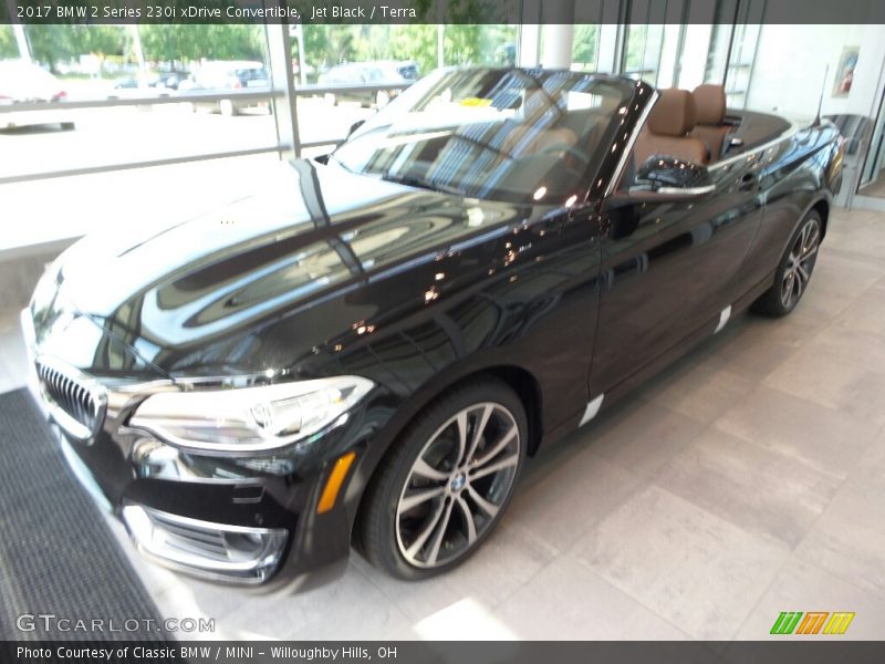 Jet Black / Terra 2017 BMW 2 Series 230i xDrive Convertible