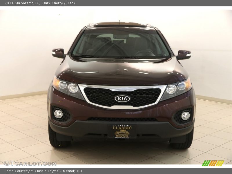 Dark Cherry / Black 2011 Kia Sorento LX