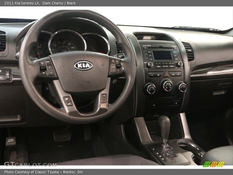 Dark Cherry / Black 2011 Kia Sorento LX