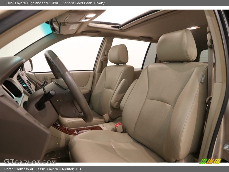 Sonora Gold Pearl / Ivory 2005 Toyota Highlander V6 4WD