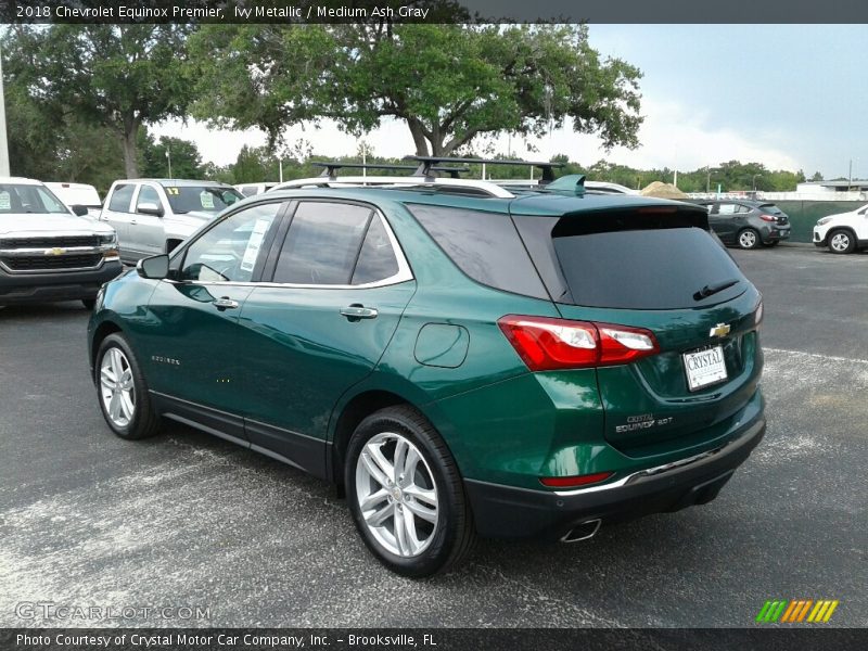 Ivy Metallic / Medium Ash Gray 2018 Chevrolet Equinox Premier