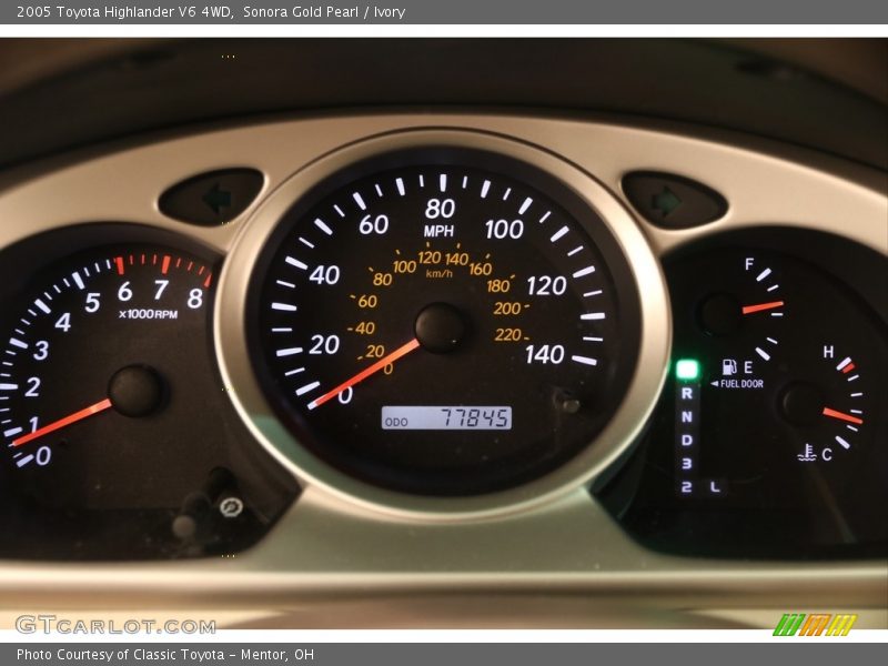 Sonora Gold Pearl / Ivory 2005 Toyota Highlander V6 4WD