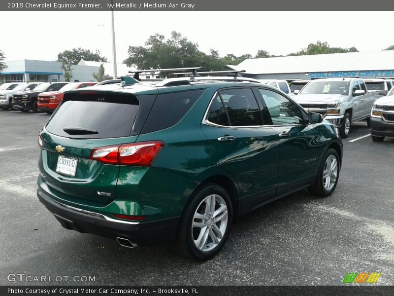 Ivy Metallic / Medium Ash Gray 2018 Chevrolet Equinox Premier