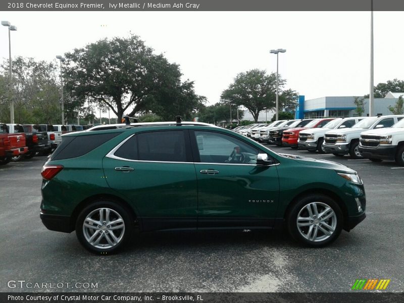 Ivy Metallic / Medium Ash Gray 2018 Chevrolet Equinox Premier