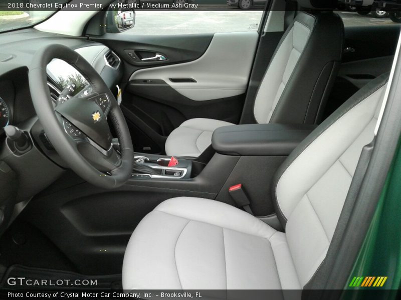 Front Seat of 2018 Equinox Premier