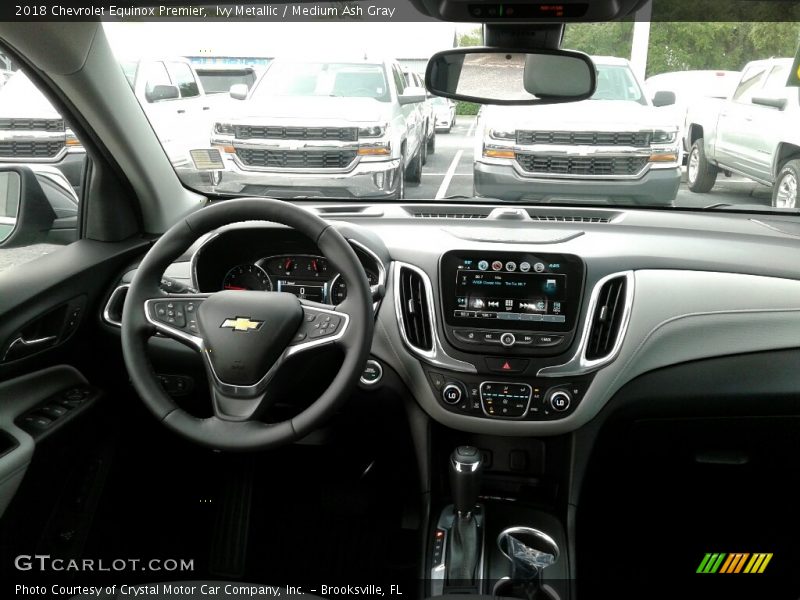 Ivy Metallic / Medium Ash Gray 2018 Chevrolet Equinox Premier