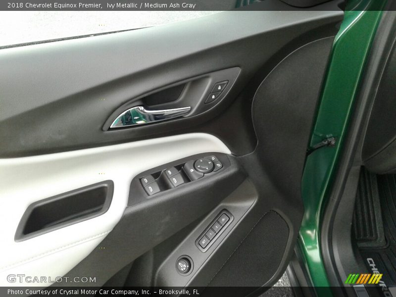 Ivy Metallic / Medium Ash Gray 2018 Chevrolet Equinox Premier