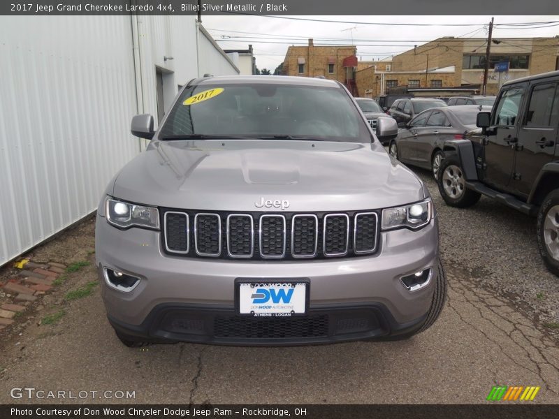Billet Silver Metallic / Black 2017 Jeep Grand Cherokee Laredo 4x4