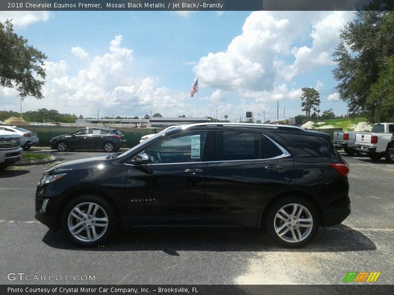 Mosaic Black Metallic / Jet Black/­Brandy 2018 Chevrolet Equinox Premier