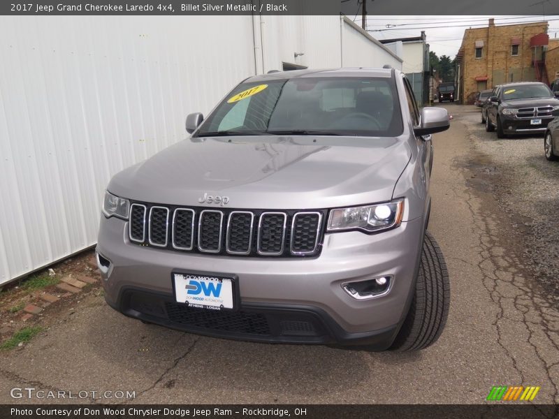 Billet Silver Metallic / Black 2017 Jeep Grand Cherokee Laredo 4x4