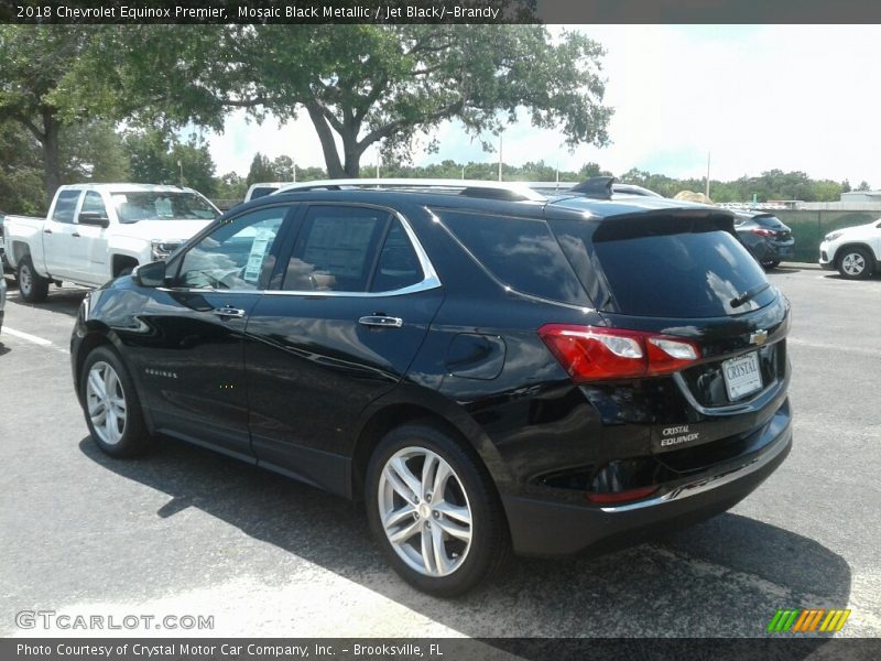 Mosaic Black Metallic / Jet Black/­Brandy 2018 Chevrolet Equinox Premier